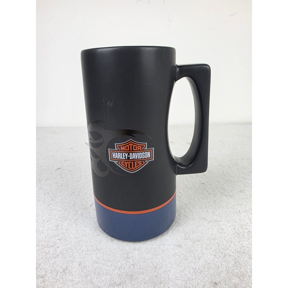 Harley Davidson Bar & Shield Stein Mug Black 2005 Hallmark Motorcycle